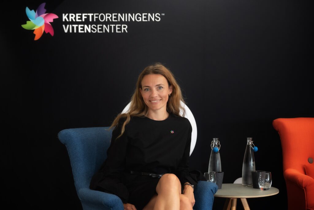 Ingrid Stenstadvold Ross i Kreftforeningens Vitensenter