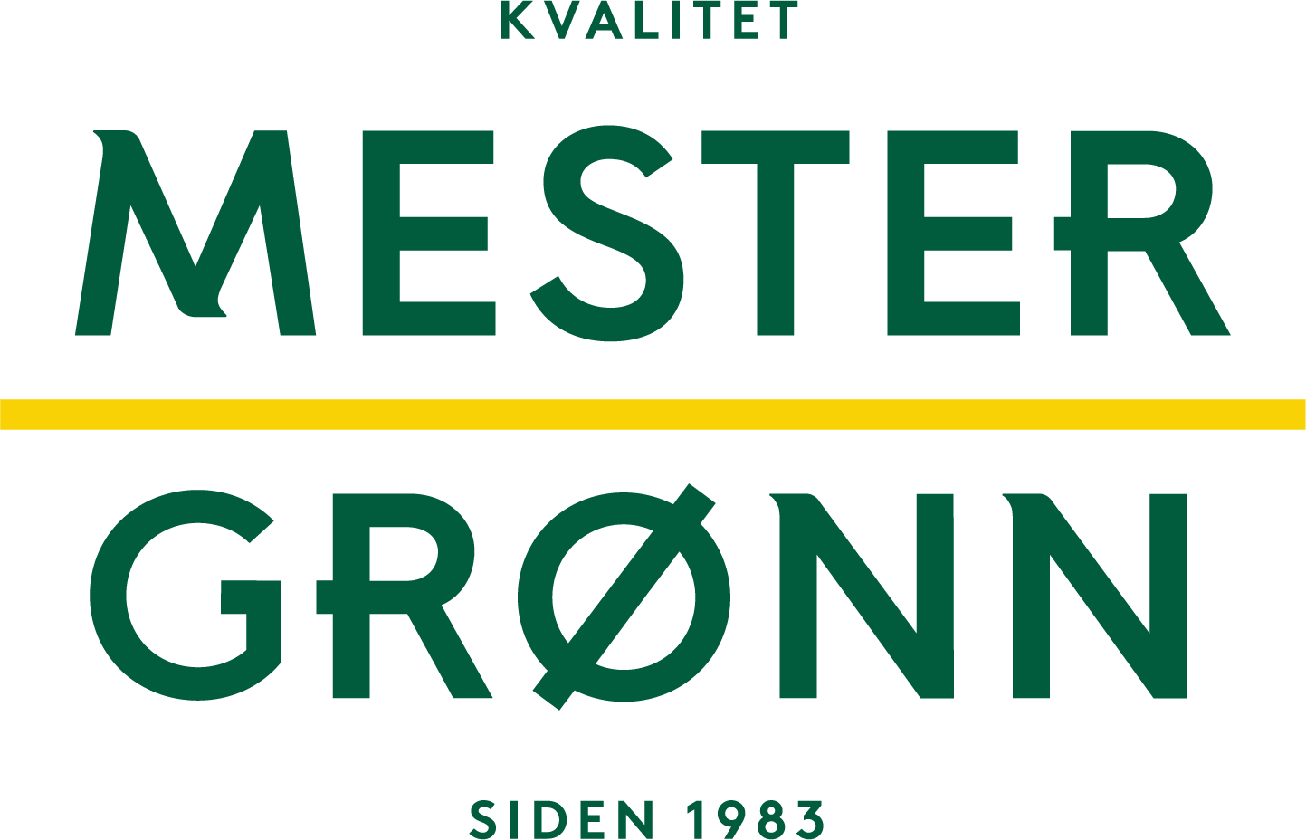 Logo til Mester Grønn i transparent