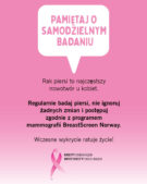 Polsk plakat for Rosa sløyfe
