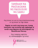 Tagalog plakat for Rosa sløyfe