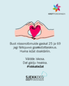 sjekkdeg-plakat på samisk