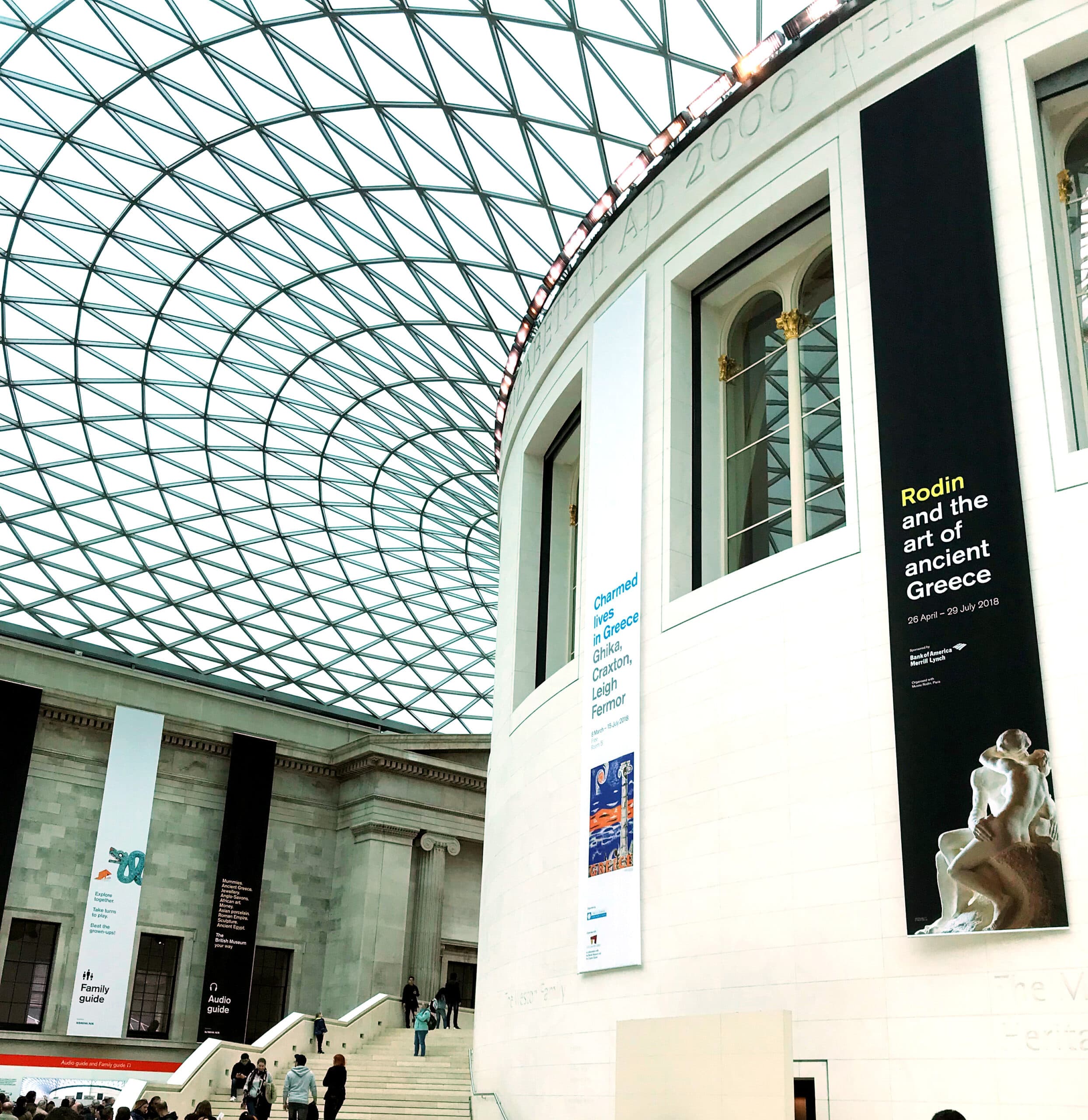 Trappeparti hos British Museum