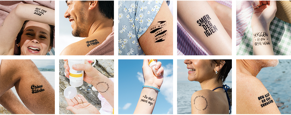 Bilde av tatoveringer med solråd