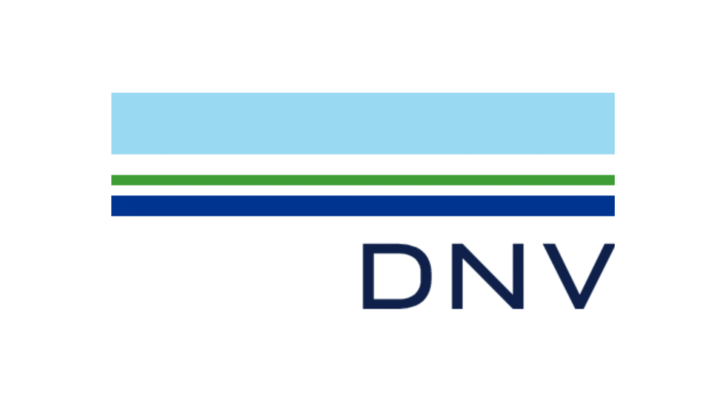 dnv-logoen på hvit bakgrunn.