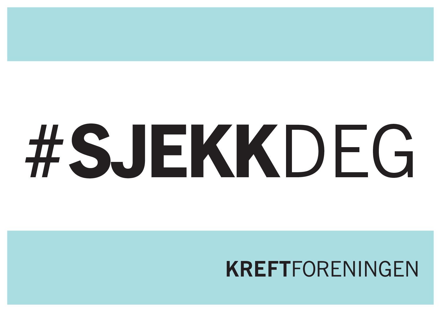 Sjekkdeg-skilt til egne fotoopptak #sjekkdeg-budskap