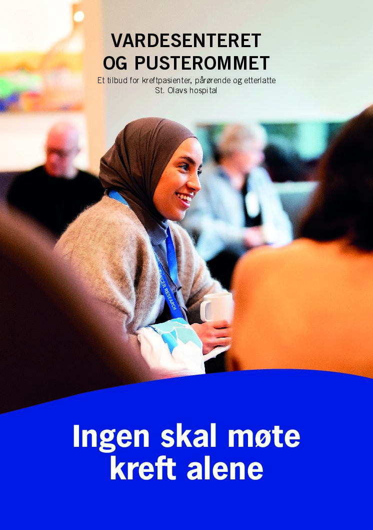 Brosjyre Vardesenteret og Pusterommet St. Olavs