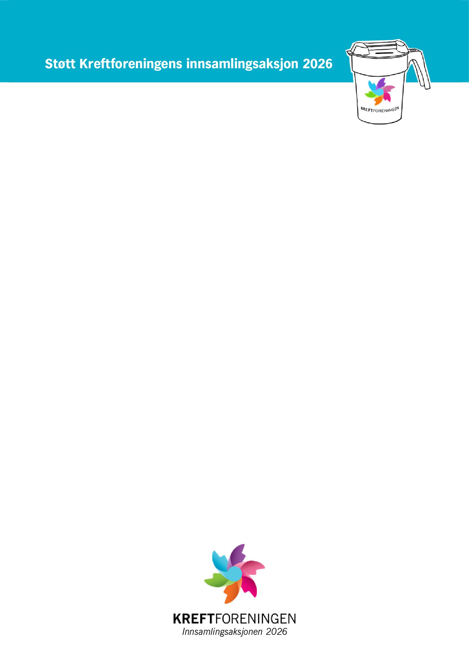 Støtt Kreftforeningens Innsamlingsaksjon