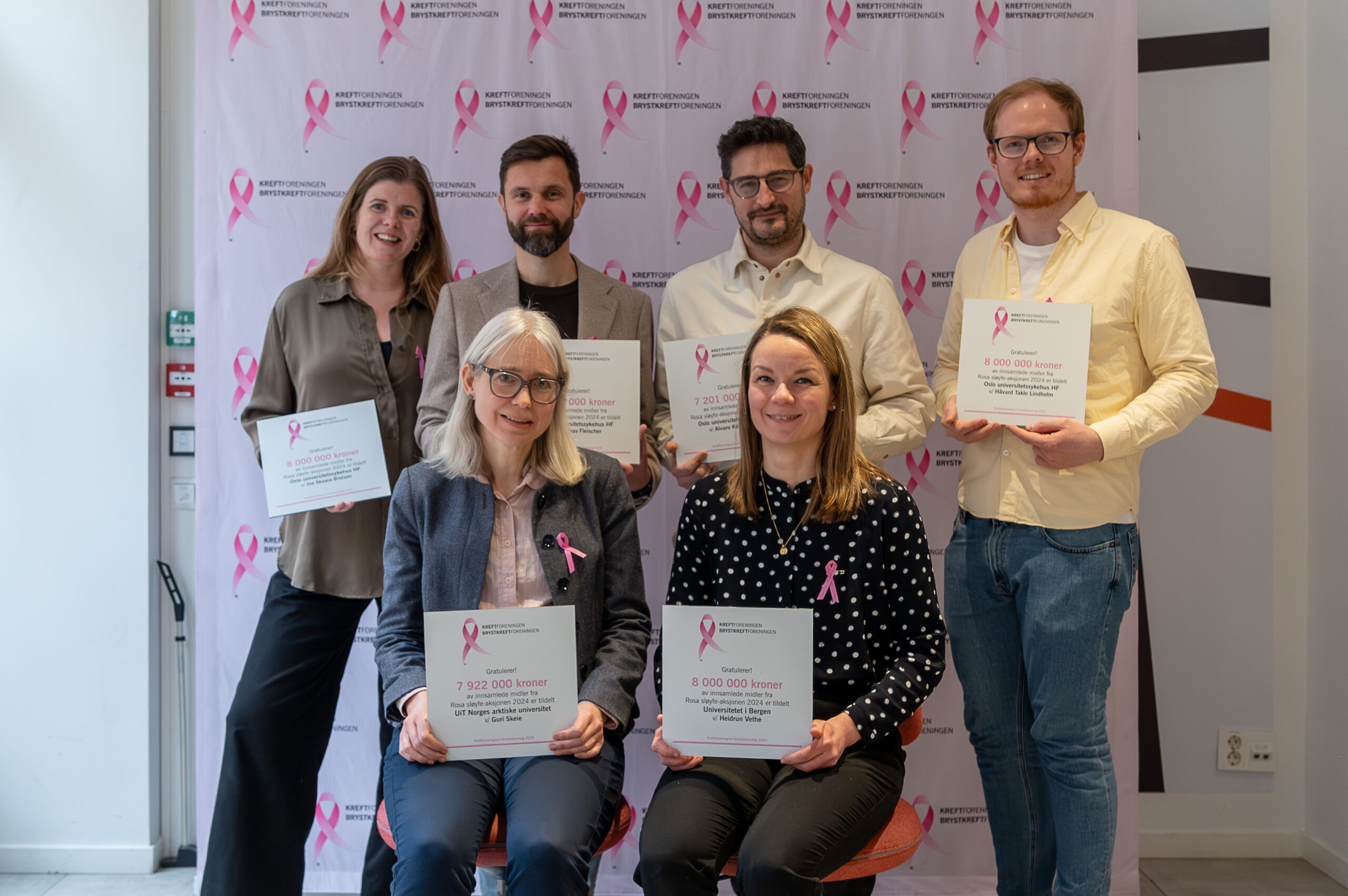 Forskere som fikk tildelt forskningsmidler etter 2024-aksjonen