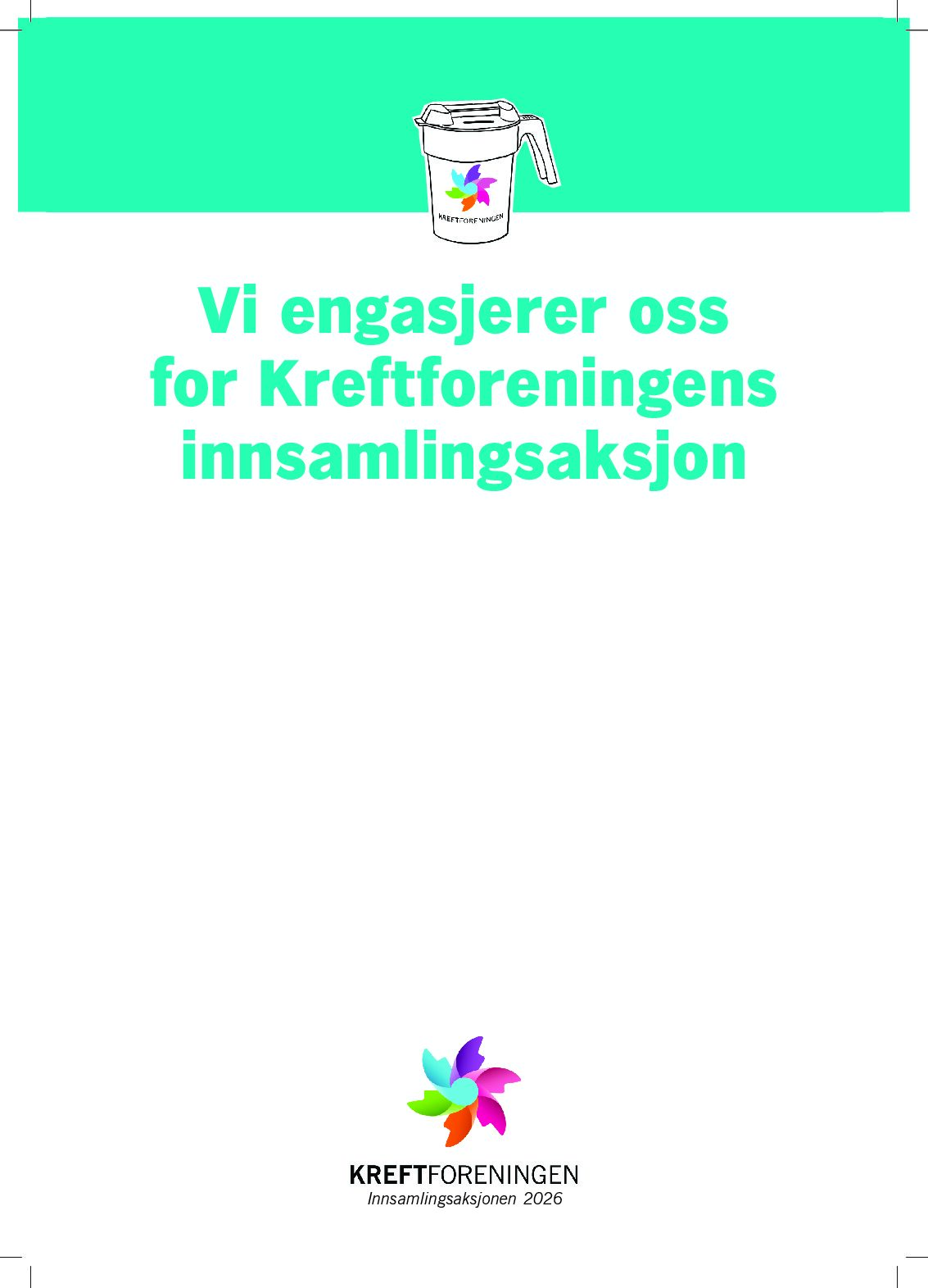 Vi engasjerer - A4 plakat