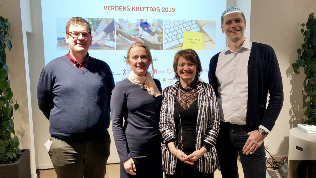 Frokostmøte i Kreftforeningens Vitensenter på Verdens kreftdag 2019.